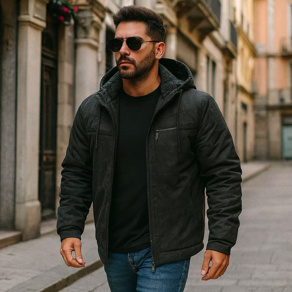 Twilljacke Strike – mit abnehmbarer Kapuze