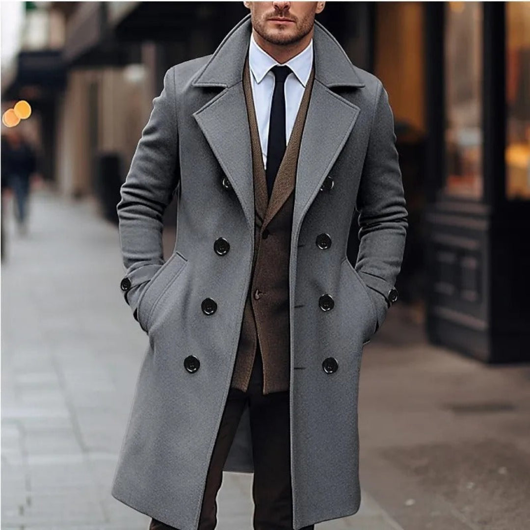 Wollmantel Cavil – Grau
