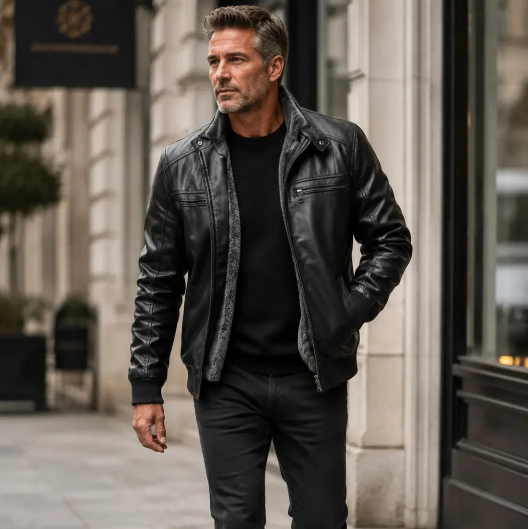 Lederjacke Vinsmoke – Slim Fit