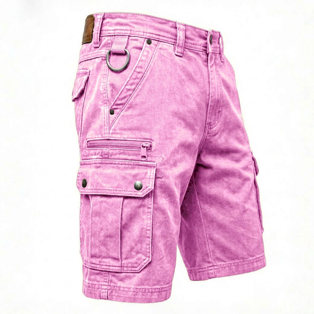 Pieter | Funktionale Denim Cargo Shorts
