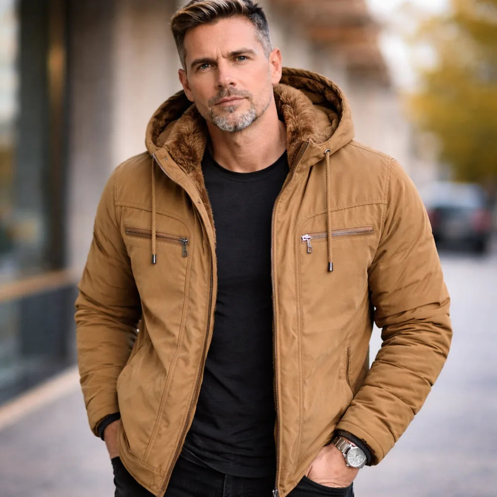 Twilljacke Strike – mit abnehmbarer Kapuze