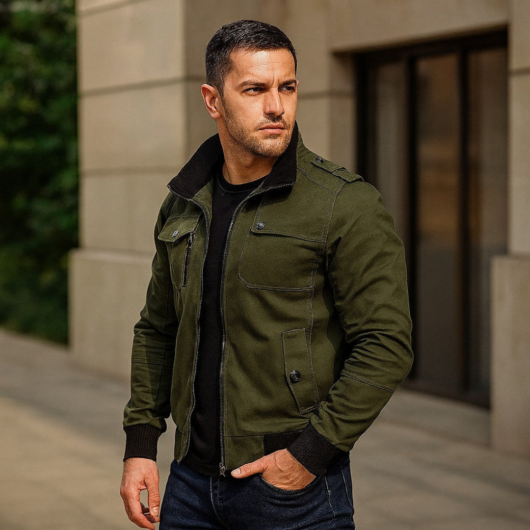 Jacke De Lucca – Stehkragen